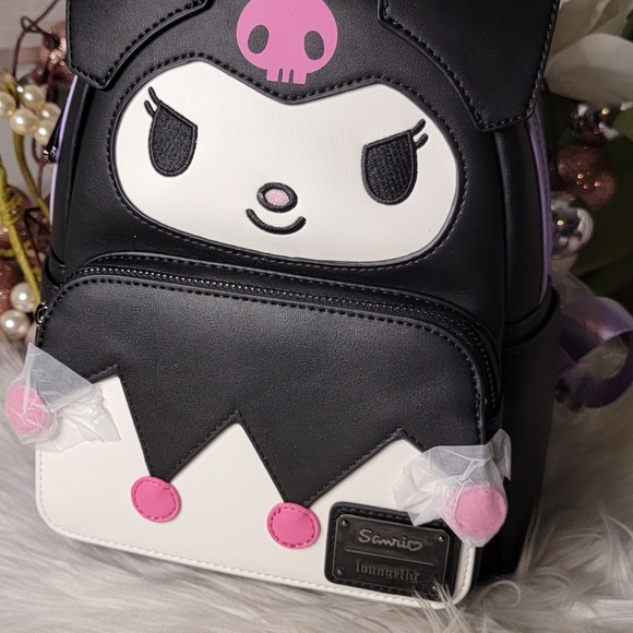 Sanrio Kuromi Loungefly Backpack New - Picture 2 of 7